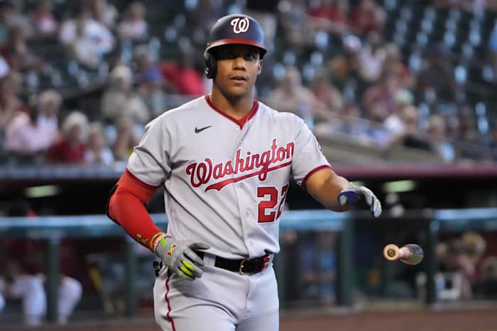 Washington Nationals OF Juan Soto draws walk
